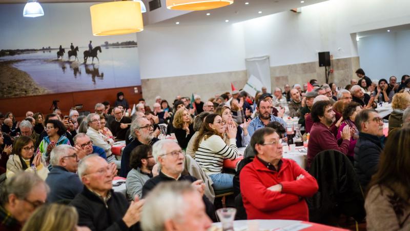 Jantar com apoiantes em Santarém
